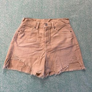 American Eagle Outfitters beige shorts